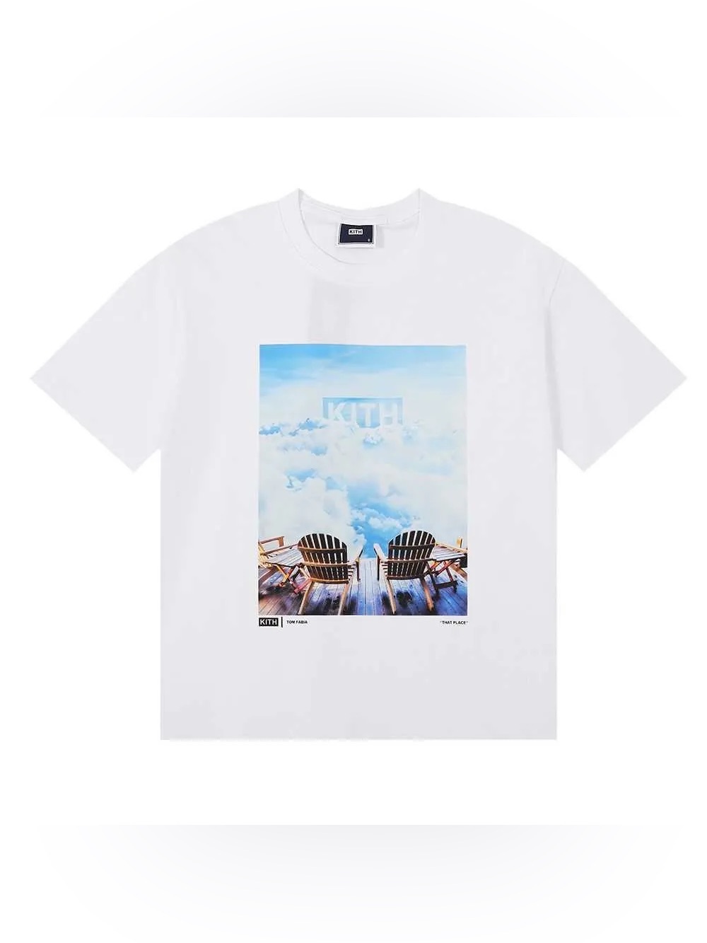 Kith x Tom Fabia “That Place” Graphic T-Shirt White